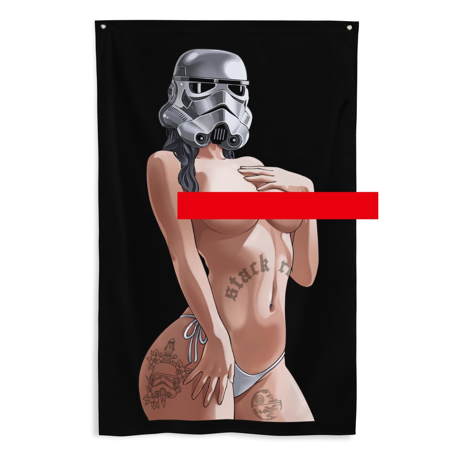 Blaster Bombshell Flag (Uncensored)