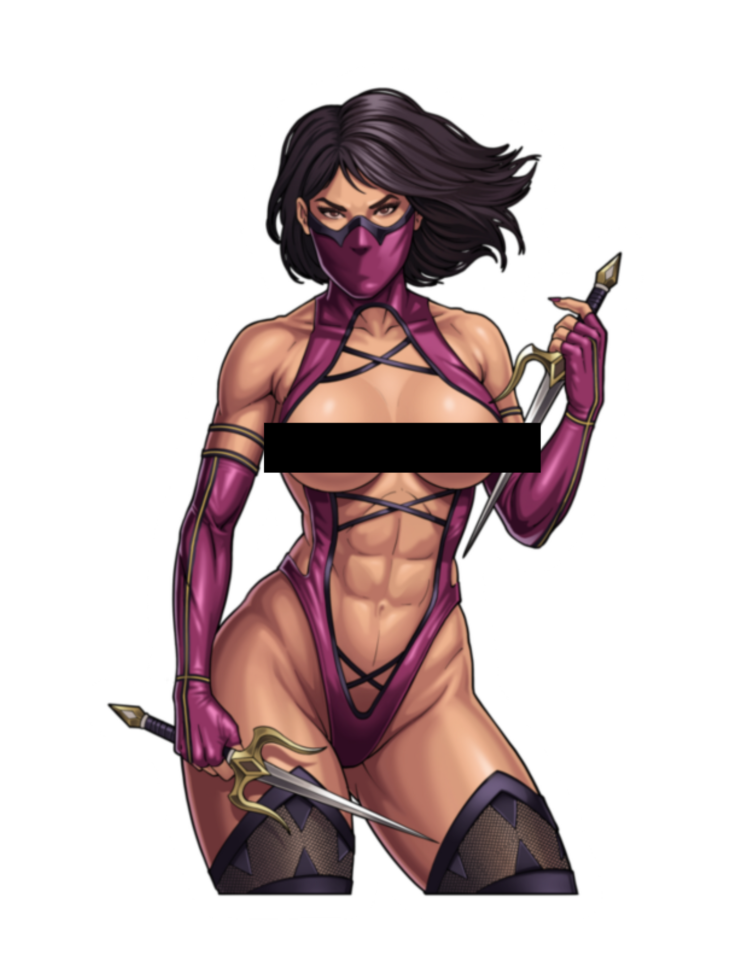 Violet Viper Sticker (Uncensored)