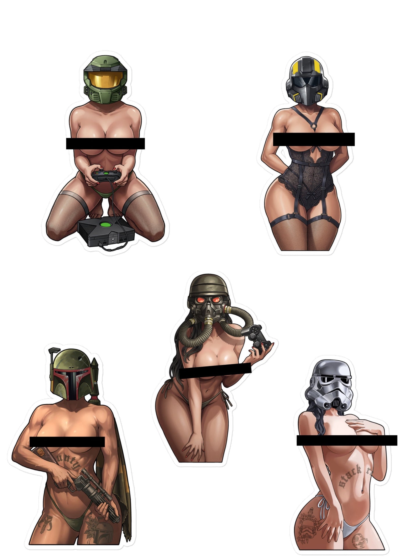 Uncensored Sticker Sheet 1