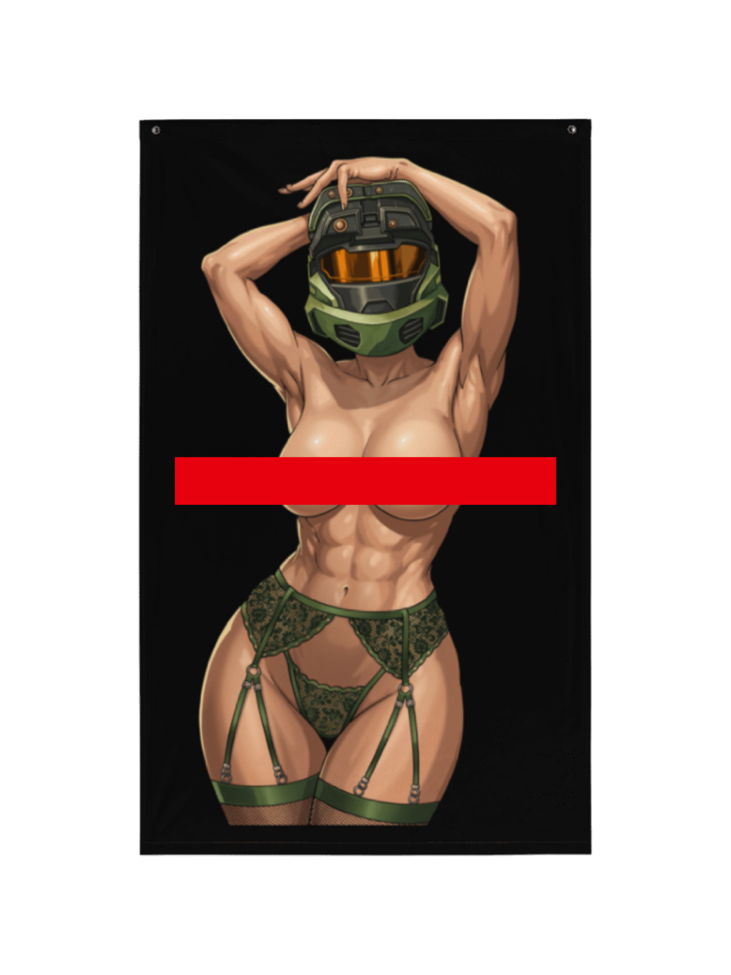 Ghillie Girl Flag (Uncensored)