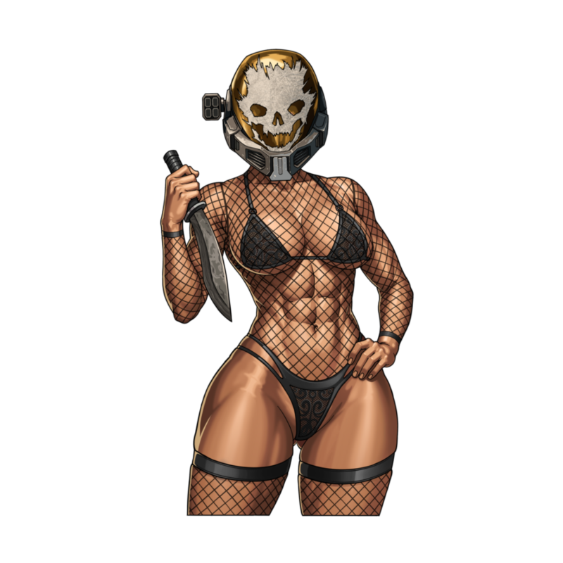 Grim Reaper's Sweetheart Sticker (Censored)