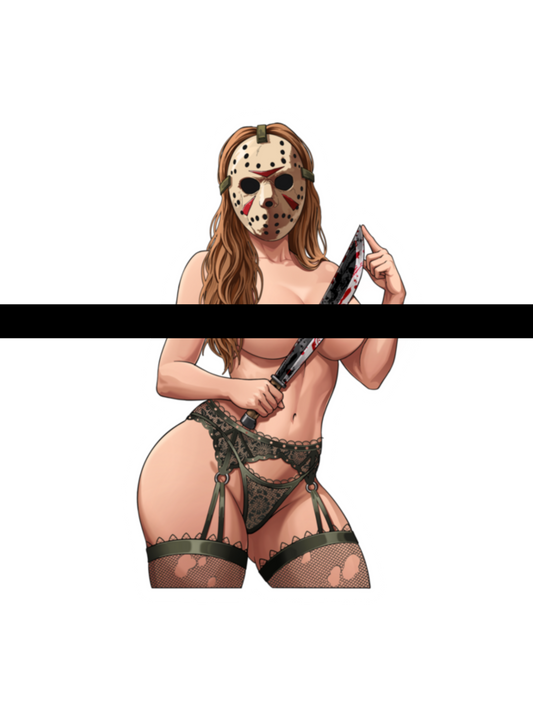 Cabin Chrissy Sticker (Uncensored)