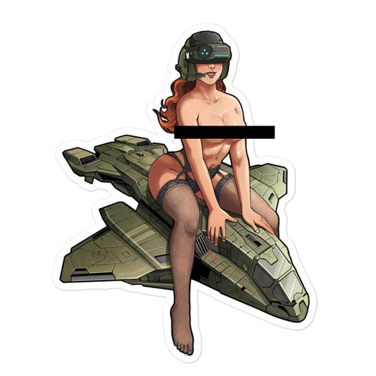Bus Driver Sticker (Uncensored) (Mirrored)