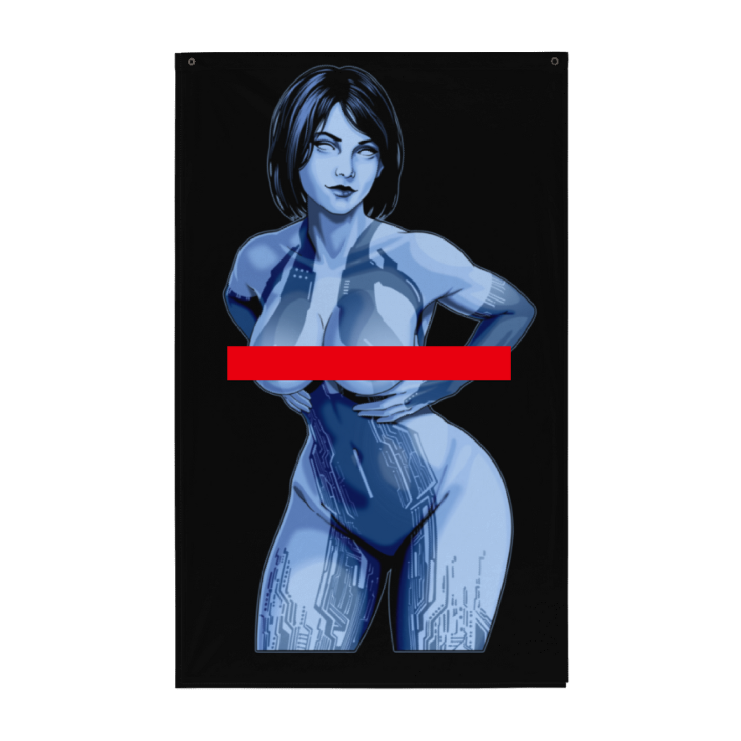 Pixel Pin-up 2.0 Flag (Uncensored)