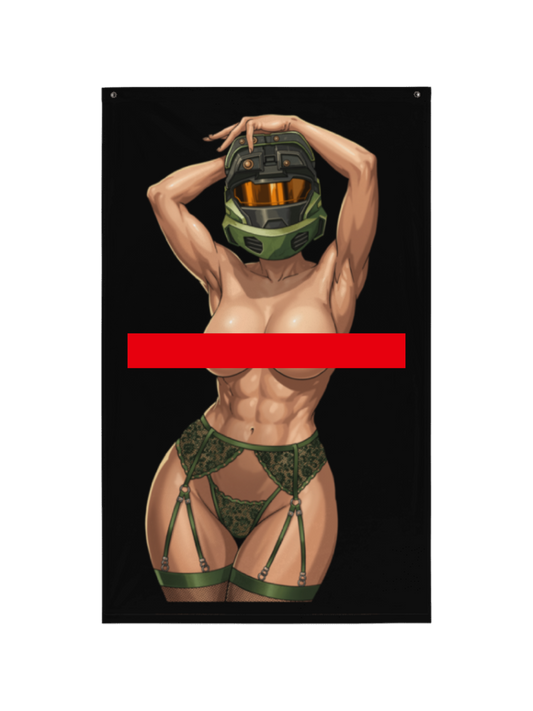 Ghillie Girl Flag (Uncensored)