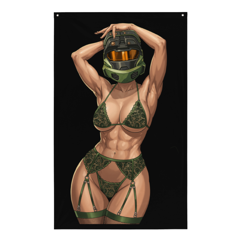 Ghillie Girl Flag (Censored)